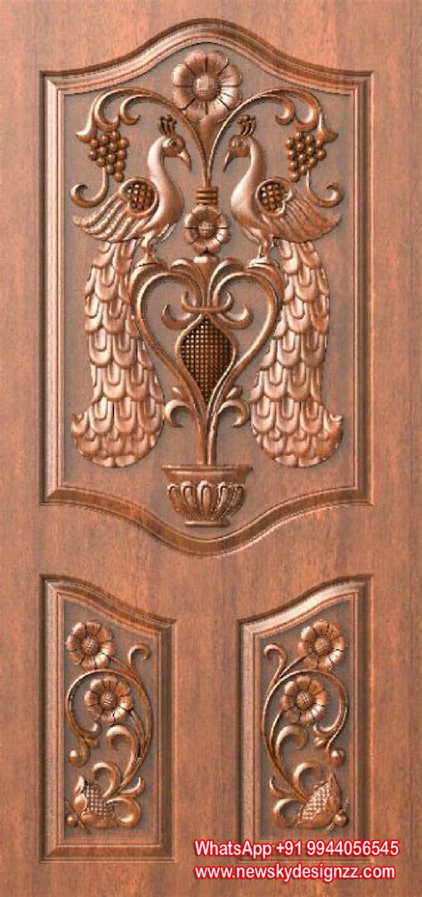 Solid Wood Front Door Door Design Wood Single Main Door Designs