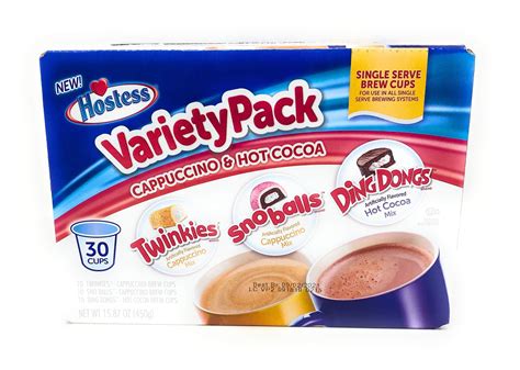 Hostess Variety Pack Cappuccino Hot Cocoa Twinkies Snoballs Ding