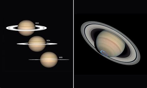 Saturn S Rings Will Disappear In 2025 Nasa Confirms Daily Mail Online