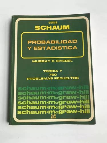 Probabilidad Y Estadística Murray R Spiegel Mcgraw hill MercadoLibre