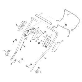 Handle Upper Part For Stihl Rma Rp Cordless Mower L S Engineers