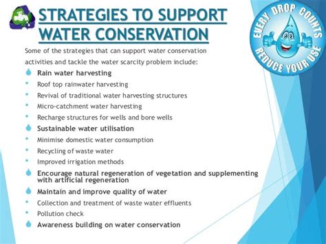 Water Conservation Methods