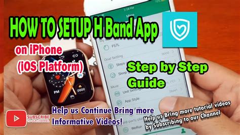 How To Setup H Band App On Iphone Ios Platform Youtube