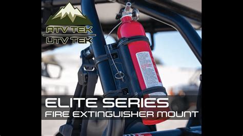 Polaris General Elite Series Universal Fire Extinguisher Mount By Atv Tek