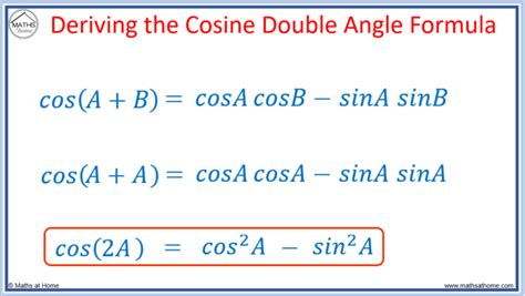 The Complete Guide to the Trigonometry Double Angle Formulas – mathsathome.com