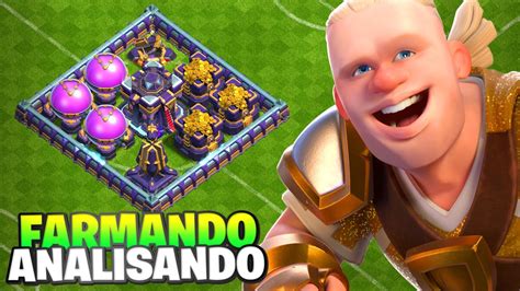 DOMINGOU NO FARM FARMANDO MILHÕES NO CV16 E ANALISANDO VILAS NO CLASH