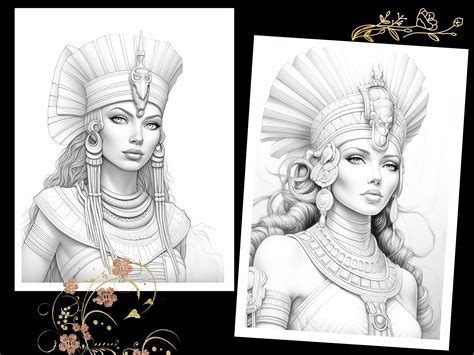 30 Egyptian Queen Coloring Pages Advanced Level Ancient History And Art