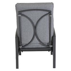 Backyard Creations Marquette Brown Wicker 3 Piece Patio Set With Gray