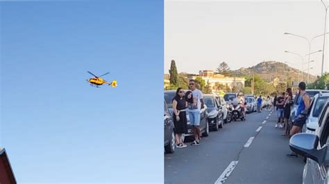 Cagliari Motociclista Si Schianta Sul Guard Rail Lungo L Asse Mediano