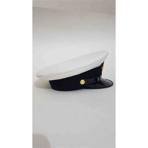 TITANIC CAPT SMITH CAP WITH WHITE STAR LINE BADGE Historical War Products