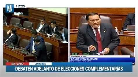 Adelanto De Elecciones Pleno Del Congreso Archivó Proyecto Para Ir A