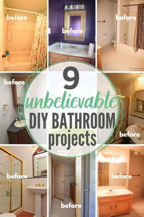 7 Insane All Diy Bathroom Remodel Projects That You Won T Believe