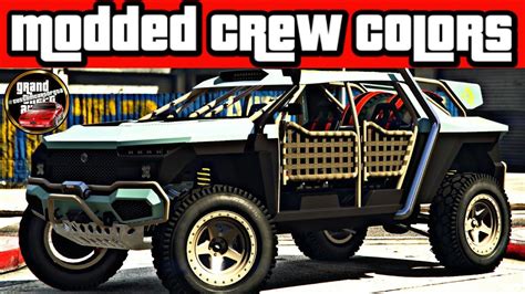 GTA Modded Crew Colors Declasse Draugur Customizations YouTube