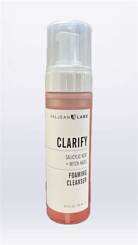 Valjean Labs Clarify Foaming Cleanser Salicylic Acid Withch Hazel