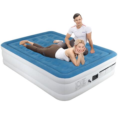 Premium Air Mattress with Built-in Pump 18 in Bed Height Mattress for ...