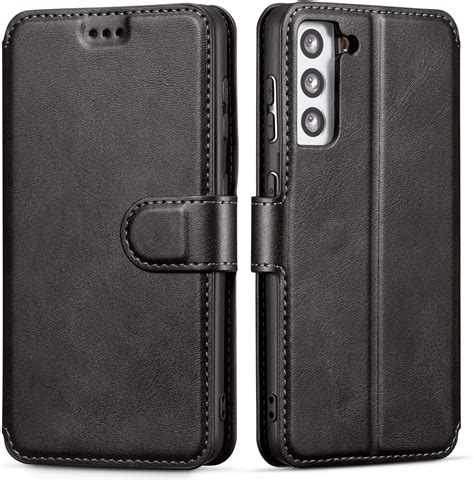 Amazon.com: QLTYPRI for Samsung Galaxy S21 5G Case PU Leather Flip Case ...