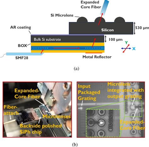 Figure From Expanded Beam Backside Coupling Interface For Alignment