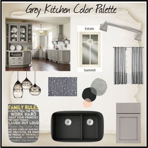 grey kitchen color palette