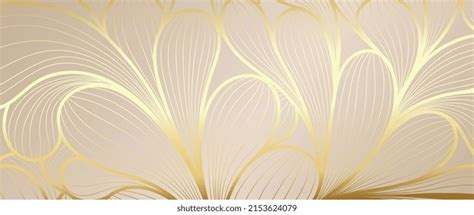 Golden Lines Pattern Background Luxury Gold Stock Vector (Royalty Free ...