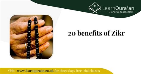 20 Benefits Of Zikr Learn Quran Online Blog