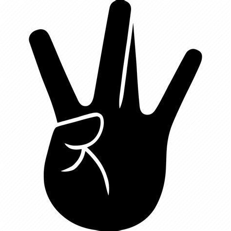 Hand, west, side, westside, sign, fingers, gesture icon - Download on ...