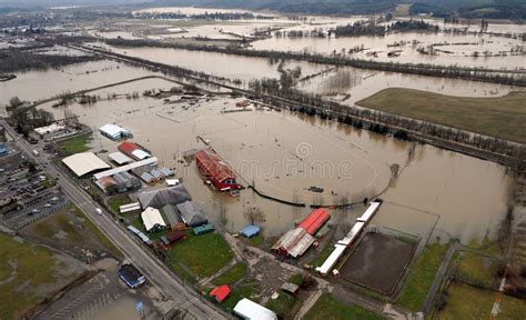 Washington State Flood stock photo. Image of inundation - 48837410