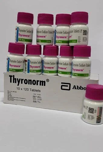 Thyronorm 88 Mcg Levothyroxine Sodium Tablets Packaging Size 1x120 At