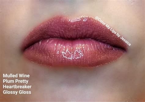 Mulled Wine Plum Pretty Heartbreaker LipSense Color My Lips By