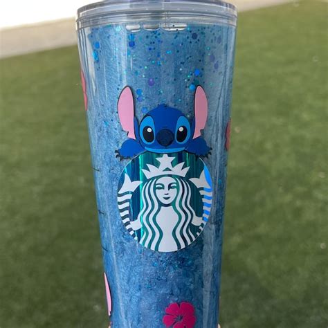 Lilo And Stitch Snowglobe Tumbler Etsy