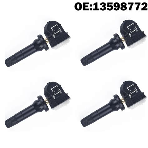 4 Pcs Car Tpms Tire Pressure Monitoring Sensor For Chevy Buick For