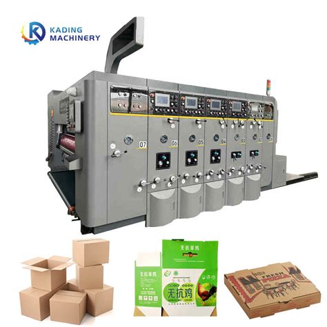 Automatic Corrugated Cardboard Carton Printing Slotting Machine Of