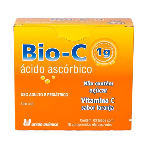 Bio C G Comprimidos Efervescentes Drogaria Araujo