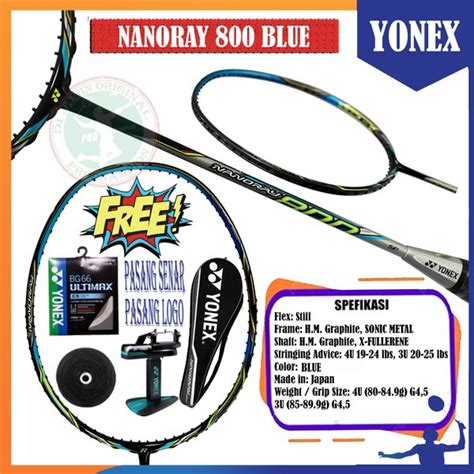 Jual YONEX NANORAY 800 NANO RAY 800 RAKET YONEX RAKET BADMINTON