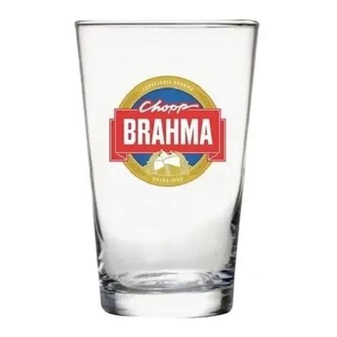 Jogo 2 Copos De Vidro Cerveja Chopp Caldereta Brahma 350Ml No Shoptime