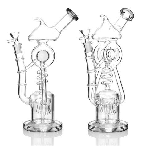 Sirui Classic Clear Glass Smoking Water Pipe 12 5 Inches Glass Hookah Smoking Pipe Water Pipe