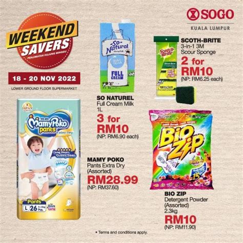 Sogo Kuala Lumpur Supermarket Weekend Savers Promotion Nov