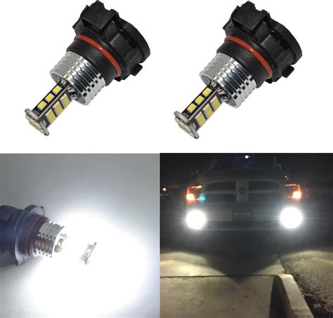 Alla Lighting Super Bright 5202 5201 LED Fog Lights Bulbs 2000 Lumens