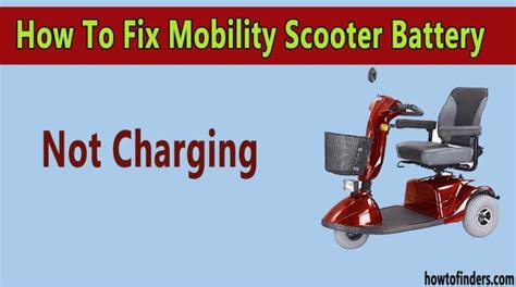 How To Fix Mobility Scooter Battery Not Charging How To Finders