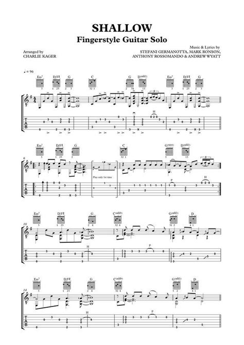 Shallow Guitar Chords | Guitar Information