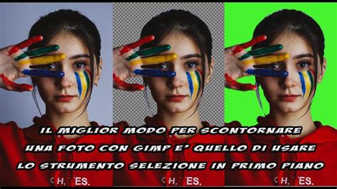 Il Miglior Modo Per Scontornare Una Foto Con Gimp è Quello Di Usare La