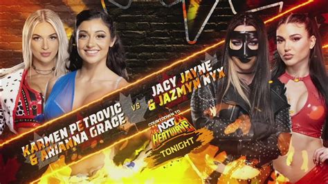 Karmen Petrovic Arianna Grace Vs Jacy Jayne Jazmyn Nyx Nxt