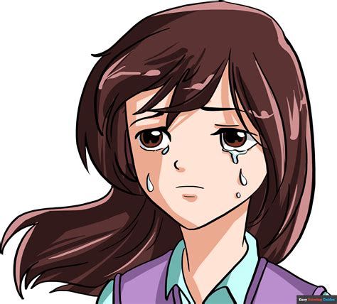 Sad Anime Face Drawing Anime Sad Face Girl By Xochisakixo On Deviantart ...