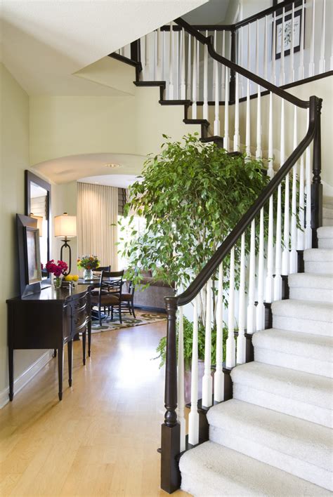 Staircase And Hallway Entry With Cozy Nook Traditional Staircase San Diego By Robeson