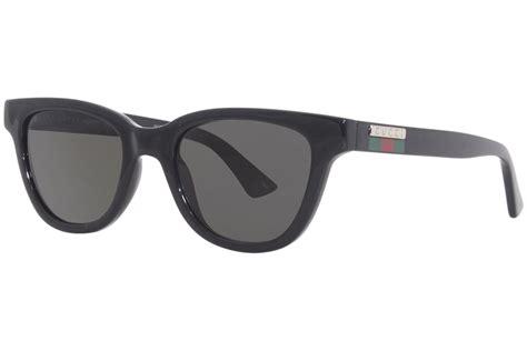 Gucci Gg S Sunglasses Men S Black Grey Lens Rectangle Shape