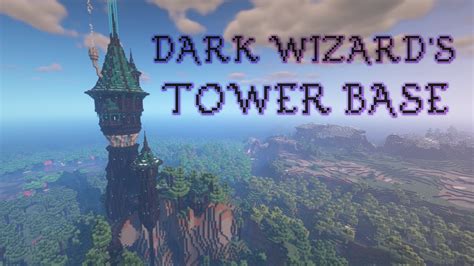 Minecraft Build Dark Wizards Tower Base Youtube