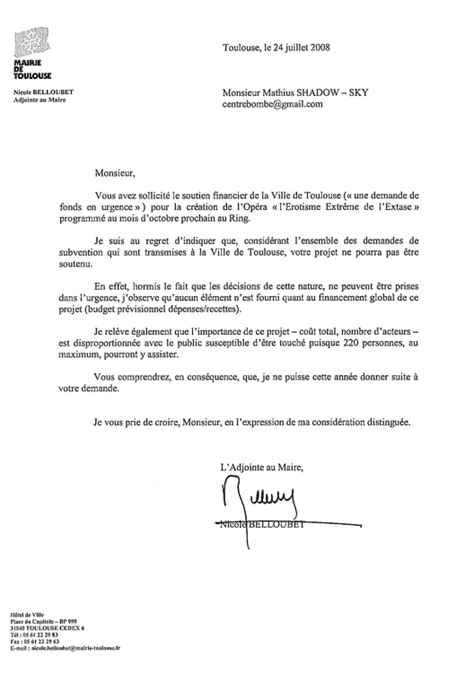 Lettre De Motivation Au Maire Pour Un Travail Laboite Cv Fr