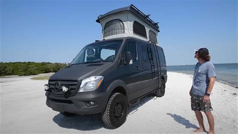 4WD Mercedes Sprinter Pop-Top Camper Conversion Is A Spacious Overlander