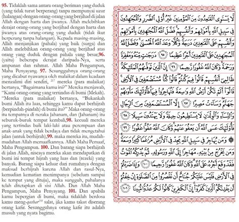 Tadabburquran 18 Surah An Nisa Ayat 95 101 Chirpstory