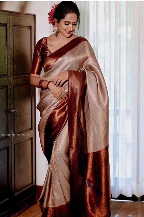 Woven Banarasi Soft Silk Saree In Beige Ucchal Fashion