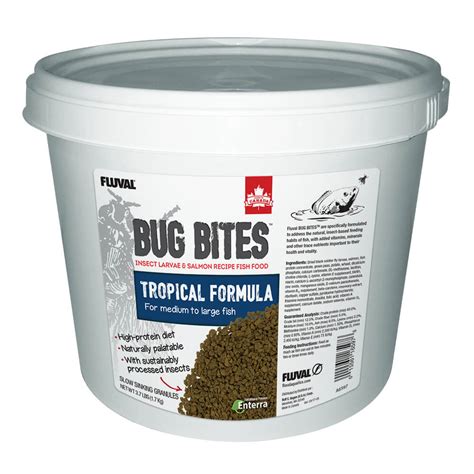 Fluval Bug Bites Tropical Granules M L 17kg Fish Food